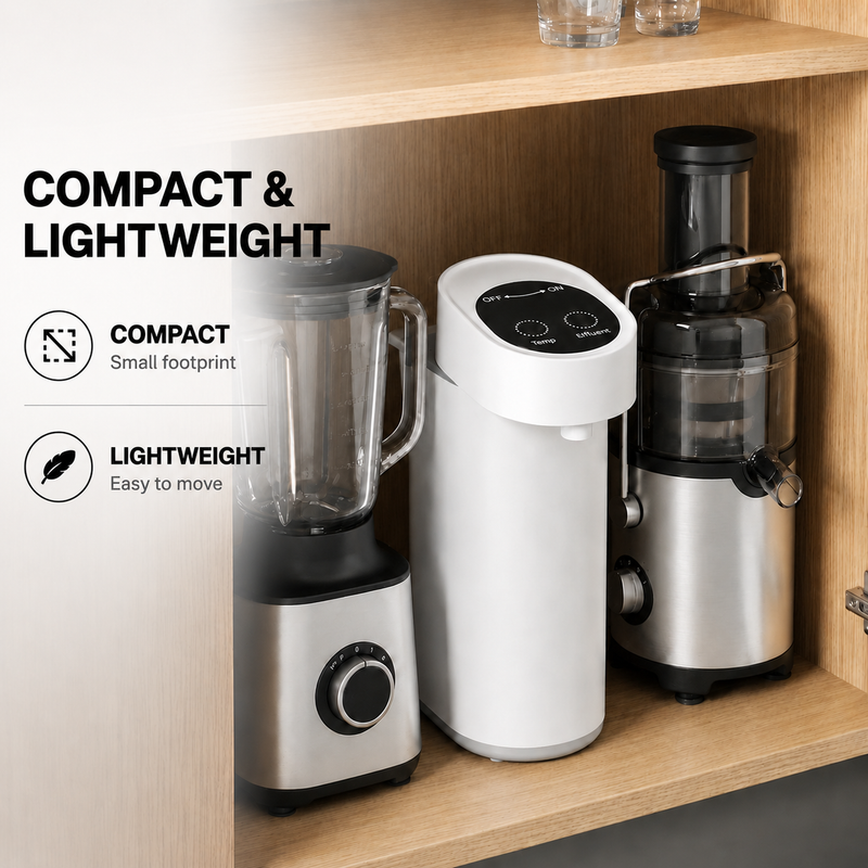 Compact & lightweight — fits anywhere, easy to move.